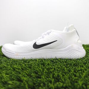 Nike Free RN 2018 'White Black' Men's Running Shoe 942836-100 Size 8.5